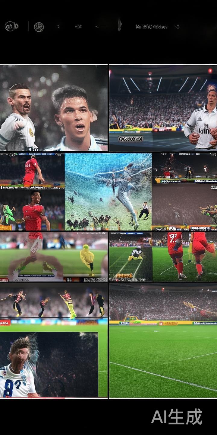 除了现场直播，平台还配备了丰富的比赛精彩瞬间回放，